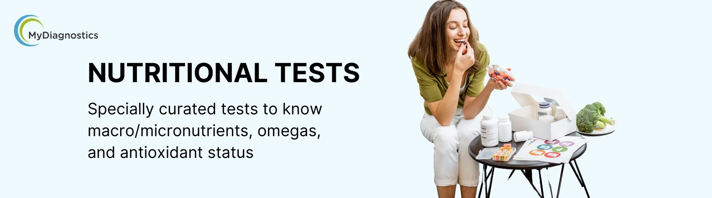 Vitamin Deficiency & Nutrition Profile Blood Test at Home – MyDiagnostics