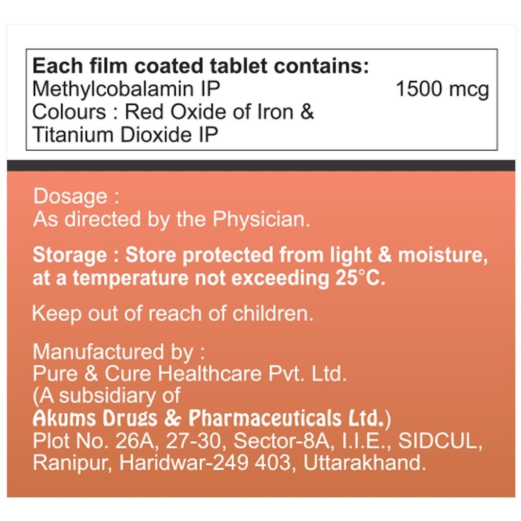 MyDiagnostics Aiwo HEALTHYVIT B 12 1500mcg