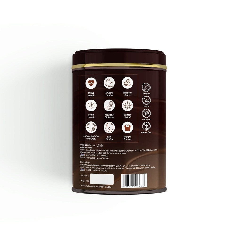 MyDiagnostics Aiwo Dark COCOA Powder 250gms