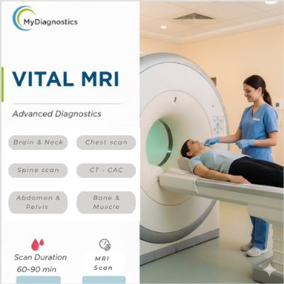 Full body MRI scan at MyDiagnostics 