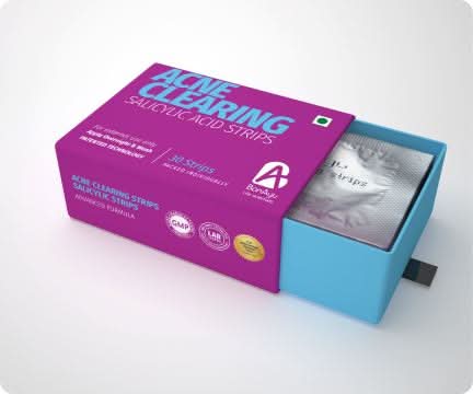 Acne Clearing Strips-Topical Application : 30 Strips