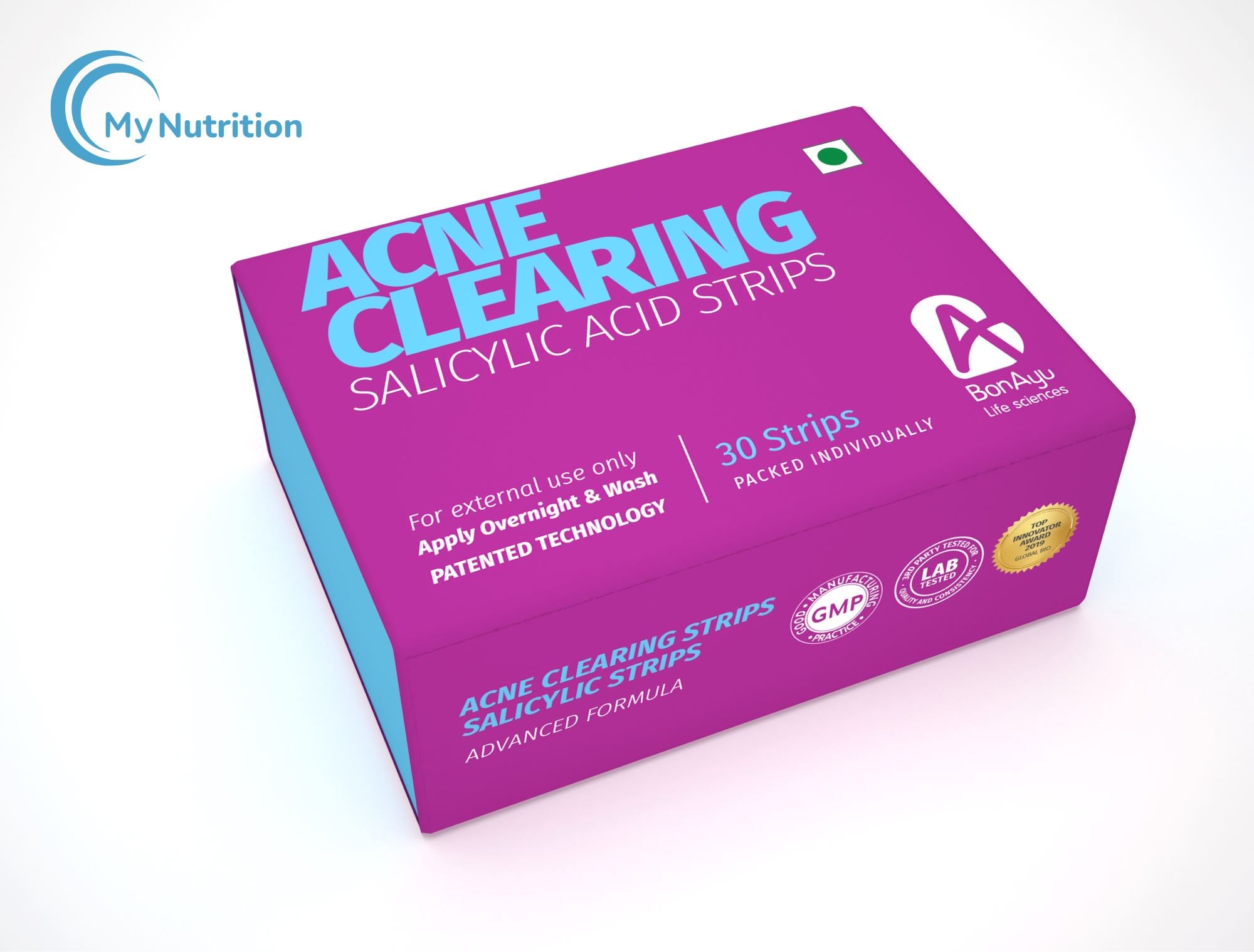 MyDiagnostics Acne Clearing Strips-Topical Application