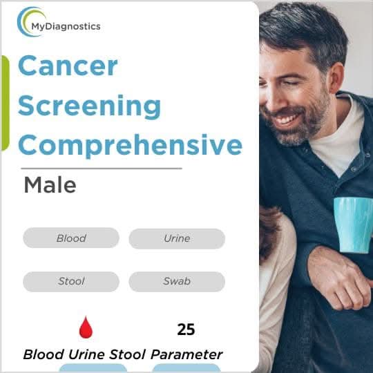 MyDiagnostics Cancer Screening Comprehensive (Male) in Chandigarh