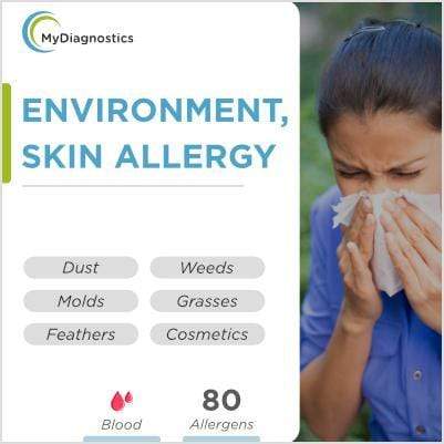 MyDiagnostics Allergy Testing – IgE, Skin, Eczema & Respiratory Blood Test at Home in delhi