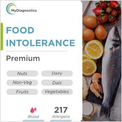 MyDiagnostics Premium Food Intolerance Blood Test Profile (IgG test based) in Mumbai