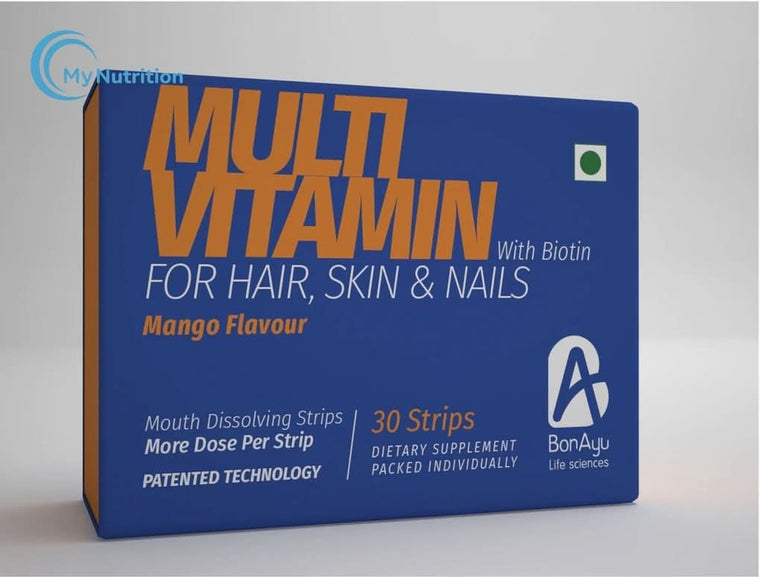 Multivitamin for Hair Skin and Nails: Vitamin B, C, & Biotin