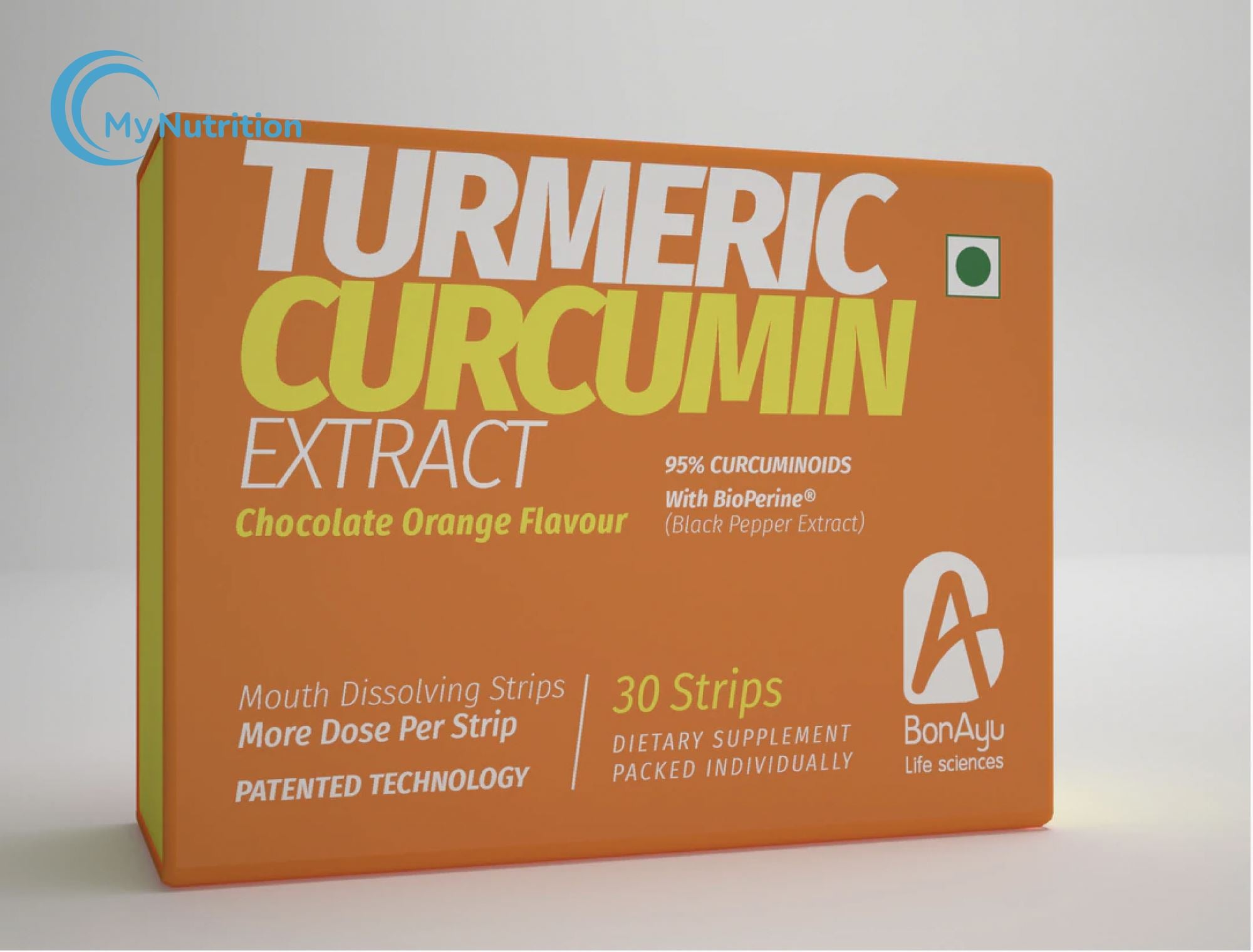 MyDiagnostics Turmeric Curcumin Extract Strips