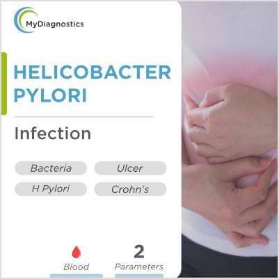MyDiagnostics Helicobacter Pylori Test for Antibodies (H-Pylori Antibodies IgG/IgM) in hyderabad