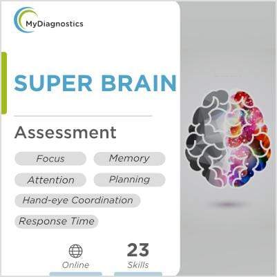 MyDiagnostics Super Brain : Brain Health & Fitness Assessment