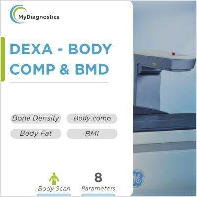 MyDiagnostics DEXA- Body Comp/Bone Mineral Density (BMD) - Full body