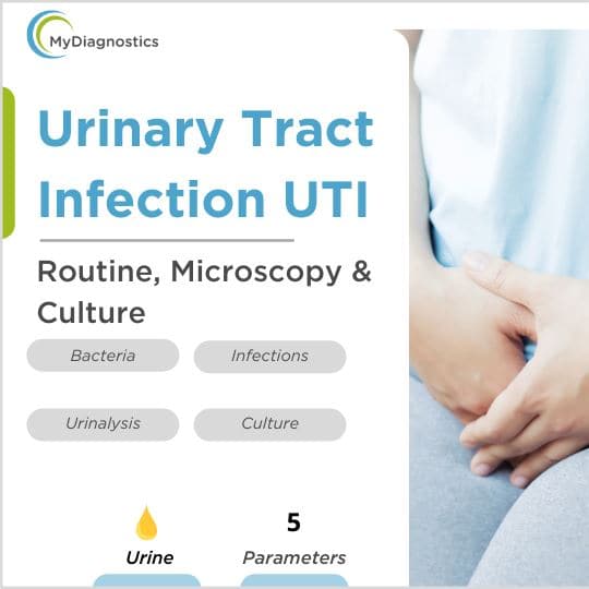 UTI Test - At Home Urine Culture Test at Best Price – MyDiagnostics