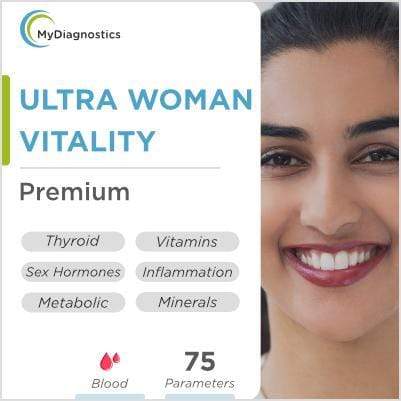 Ultra Woman- Hormonal Imbalance, Female Fertility FSH LH Prolactin Test at Home