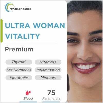 Ultra Woman- Hormonal Imbalance, Female Fertility FSH LH Prolactin Test at Home in Ahmedabad